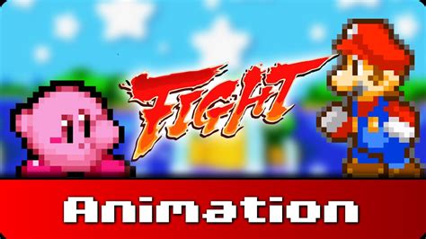 Mario Vs Kirby Battle Royal Collab Animation Youtube