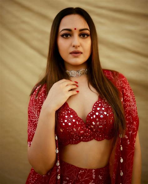 Sonakshi Sinha Looking Fabulous In Red Dress Telugu Rajyam Photos