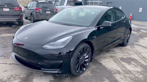 2022 Tesla Model 3 Performance Black On Black Dual Motor Awd Youtube
