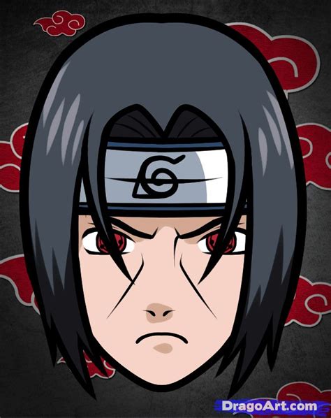 How To Draw Itachi Easy Naruto Drawings Easy Drawings