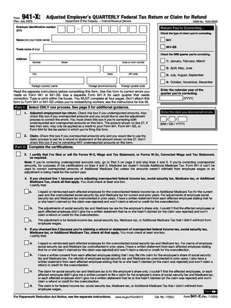 Form 941 Printable Printable Forms Free Online