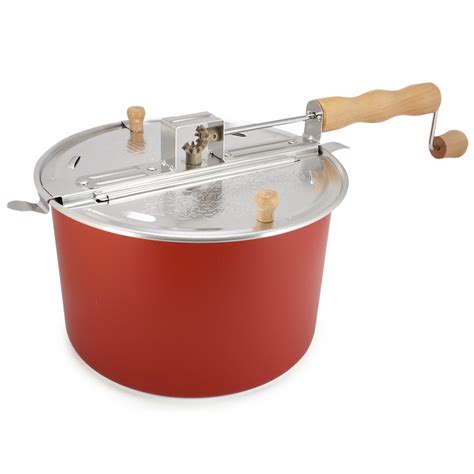 Whirley Pop Red Stovetop Popcorn Maker