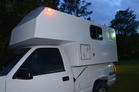 One Guys Slide In Truck Camper Project Custom Fiberglass Slide In