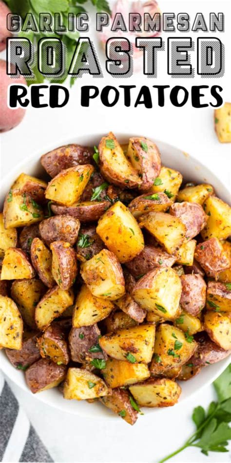 Combine all ingredients in a large plastic bag, seal and shake until well coated. Garlic Parmesan Roasted Red Potatoes 564 x 1128 (1 ...