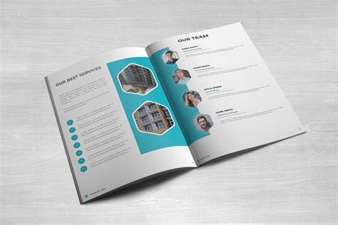 Creative Company Profile Free Template Download On Behance