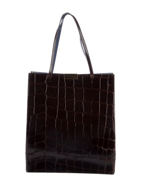 Stella Mccartney Vegan Leather Tote Brown Totes Handbags Stl67242