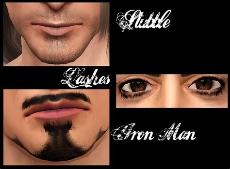 Mod The Sims Male Facial Hair First Aid Pack From Stubble To Lashes