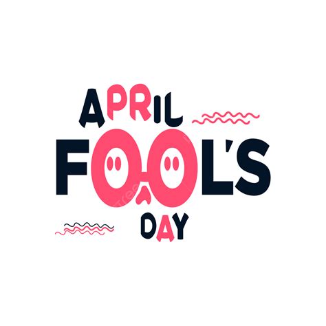 April Fools Day Clipart Vector April Fools Day Vector Typography