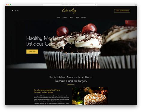 Cakeshop Best Cake And Bakery Website Template 2021 Colorlib