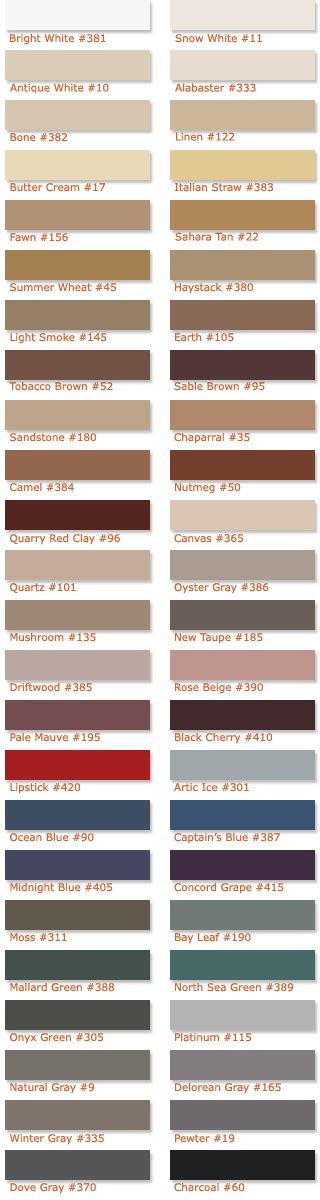 Polyblend Grout Renew Colors Chart