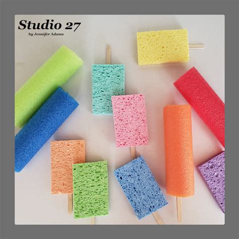 Studio 27 By Jennifer Adams Popsicle Decor From Pool Noodles And Sponges