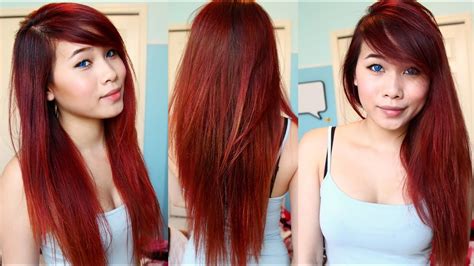 How To Do Ombre Dip Dye Hair At Home Dye Your Hair Youtube