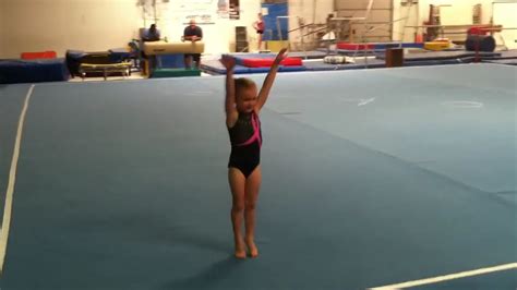 amazing 5 year old tiny gymnast cameron new floor routine youtube