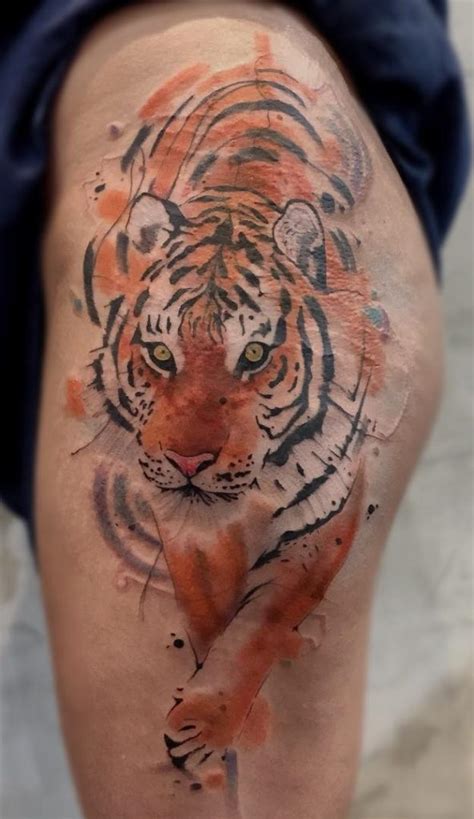 120 Tatuagens de Tigre Incríveis Masculinas e Femininas Top Tatuagens