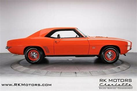 1969 Chevrolet Camaro Ss Hugger Orange Hardtop 396 V8 4 Speed Manual