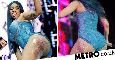 Cardi B Reveals Large Bum Tattoo At Mid State Fair Performance Metro News