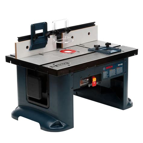 Bosch 15 Amp Corded 27 In X 18 In Aluminum Top Benchtop Router Table