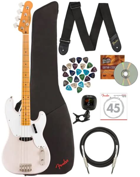 FENDER SQUIER CLASSIC Vibe S Precision Bass White Blonde W Gig