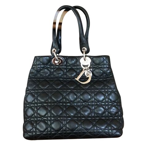 Christian Dior Handbag Black Leather Ref25517 Joli Closet