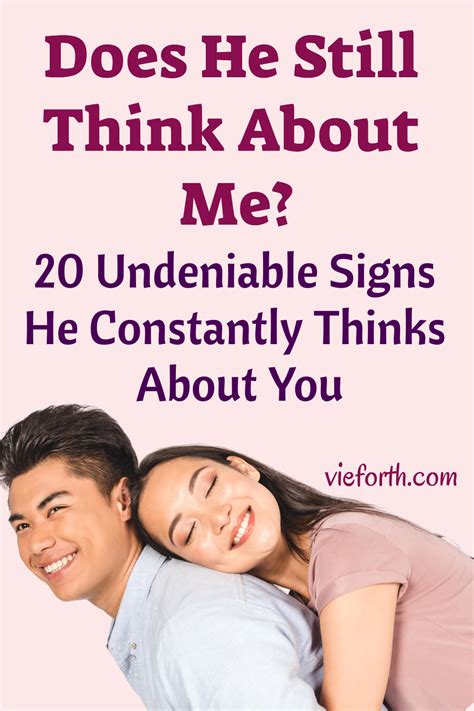 20 Undeniable Signs He Constantly Thinks About You Relationship