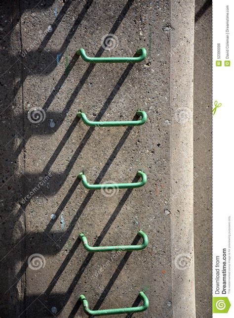 Option For Ladder On Wallladder Rungs Stock Photo Image 52390098