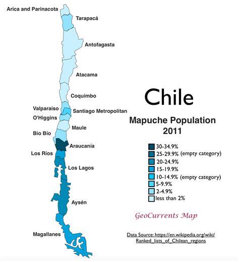Mapping Chiles Indigenous Population Geocurrents