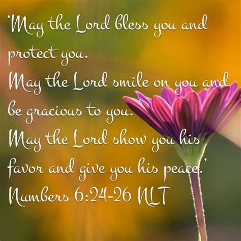 May The Lord Bless You And Protect You May The Lord Smile On You And