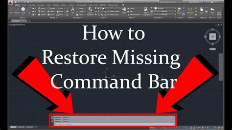 In windows 7, you can change the position of the taskbar according to your personal preferences. How To Restore Missing Command Bar In AutoCAD 2017 ...