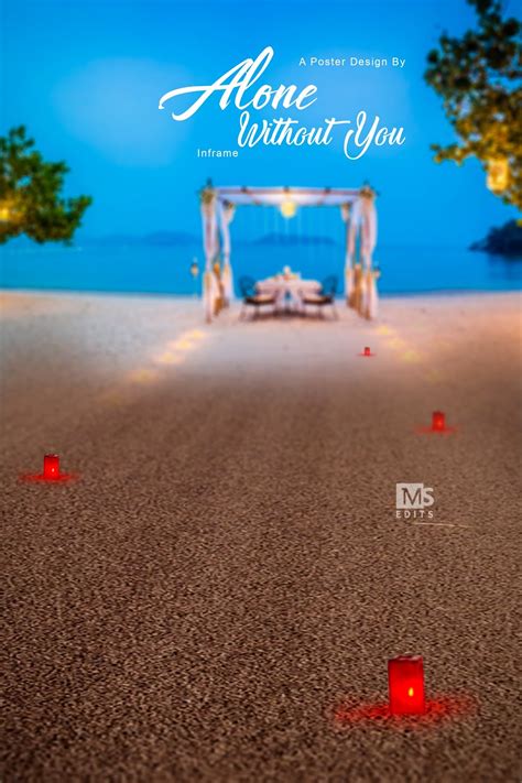 Free Download Girl And Romantic Beach Manipulation Background By Ms