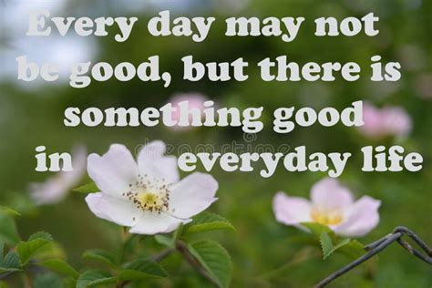 Every Day May Not Be Good But There Is Something Good In Everyday Life