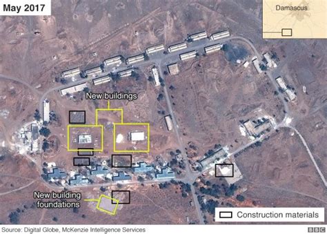 Israel Strikes An Iranian Military Base Near Damascus Syria 12