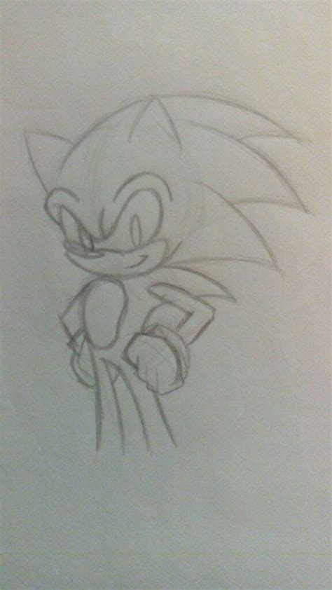 Como Dibujar A Sonic Fan Art Paso A Paso Sonic The Hedgehog Español