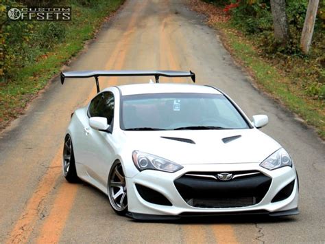 2013 Hyundai Genesis Coupe With 19x95 15 Square G8 And 21535r19