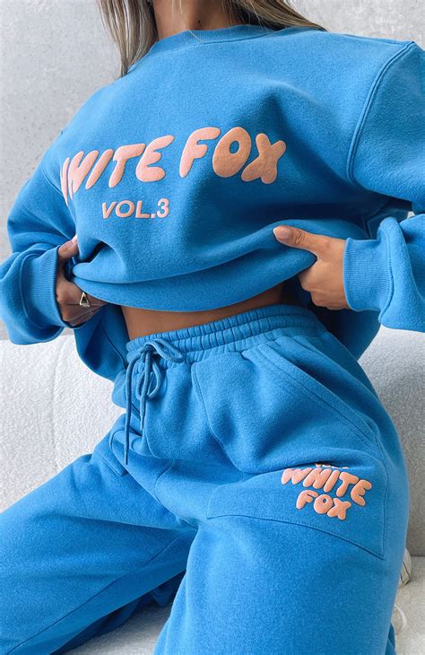 Offstage Sweater Azure Fox Clothing Tracksuit Set Printed Sweater