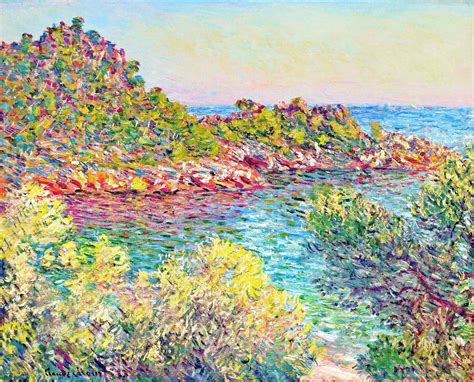 Landscape Near Montecarlo Claude Monet Art Work