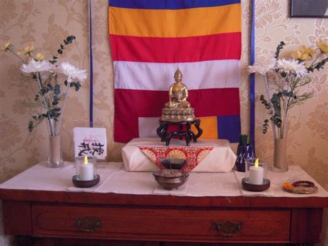Buddhist Altar Buddhist Shrine Home Altar