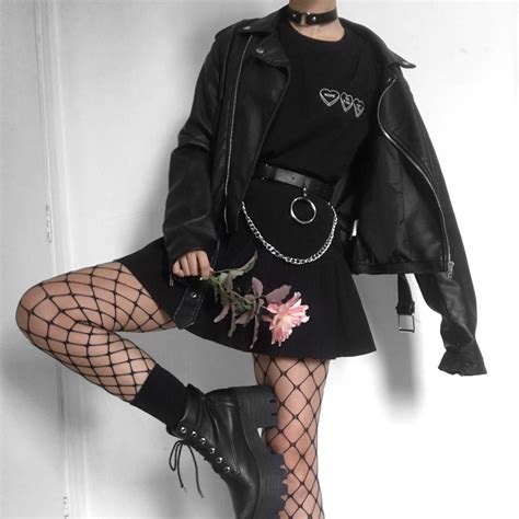 Soft Grunge Outfits Goth Aesthetic Clothing Grunge Dark Aesthetic
