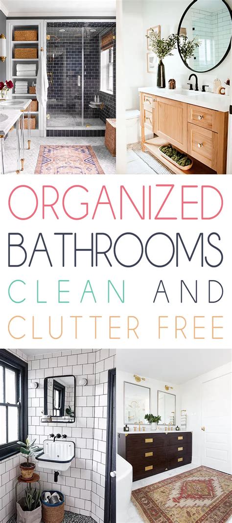 Organized Bathrooms Clean And Clutter Free The Cottage Market In