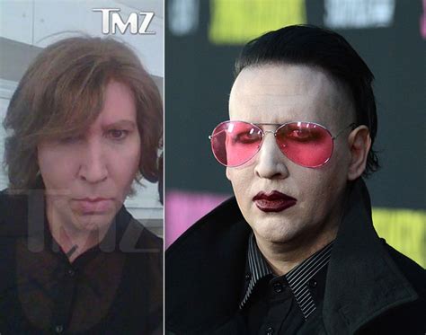 Marilyn Manson Sheds Makeup On Eastbound And Down Set Ny Daily News