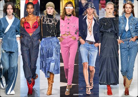 Denim Spring Summer 2020 2021 Fashion Trend Runway Look Style Details Moda Tendencia Jeans