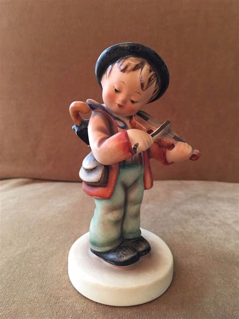 For every layer of nesting, an existence check must be done. Goebel Hummel Figurine "LITTLE FIDDLER" #4 TMK 2, 5.25" h, incised full bee -- Antique Price ...