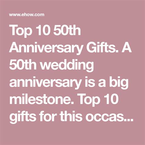 What do you give for a 50th wedding anniversary? What Do You Get a Couple Who Has Been Married 40 Years ...