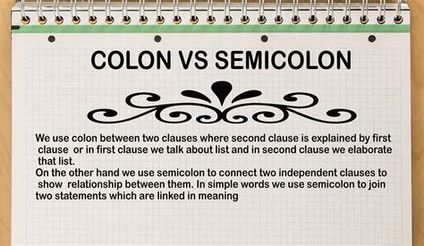 Colon Vs Semicolon Punctuation Marks Literary English