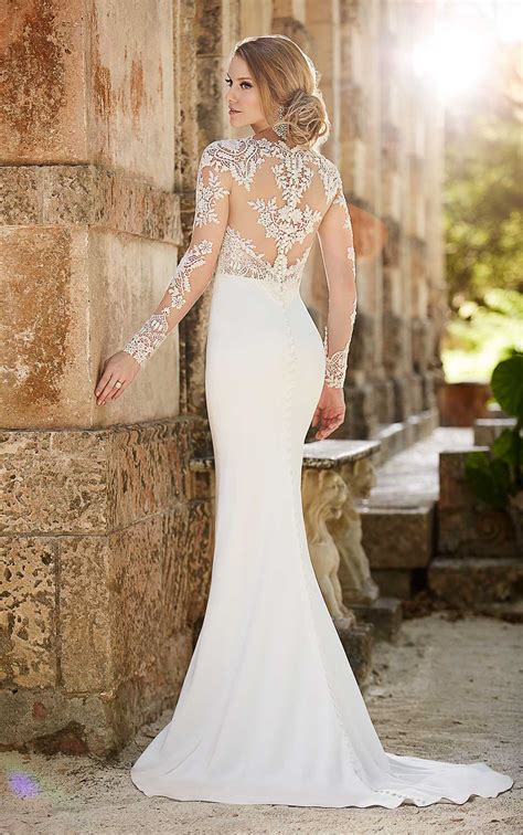 Get traffic statistics, seo keyword opportunities, audience insights, and competitive analytics for mudah. Lace Illusion Sheath Wedding Dress | Martina Liana Wedding ...
