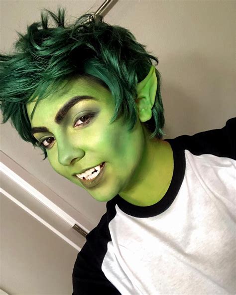 Hi There I Still Have Green In My Ears From This Beast Boy Costest 💚 🐊🦖