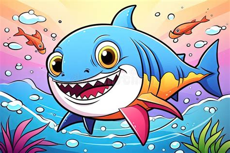 Shark Mascot Cartoon Vector Image Stock Photos Free And Royalty Free