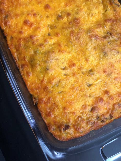 The Best 4 Ingredient Sausage Breakfast Casserole The