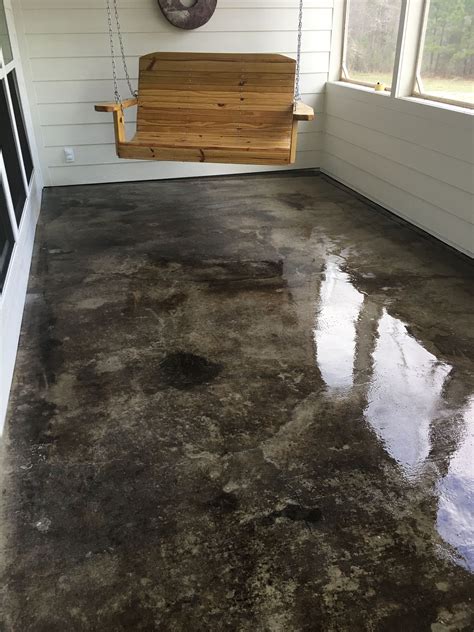 Stained Concrete Floors Colors Chart
