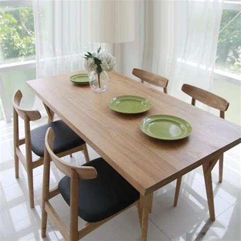 Japanese Style Dining Table Scandinavian Modern Style Furniture Wooden