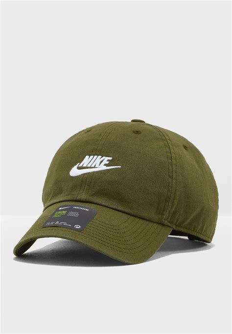Buy Nike Green H86 Futura Washed Cap For Men In Mena Worldwide
